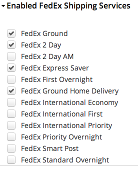 FedEx delivery options